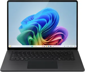Microsoft 2024 Surface Laptop 7th Edition, Copilot  PC, 15in Snapdragon X-Elite 32GB RAM 1TB SSD Win 11H Black (Renewed)