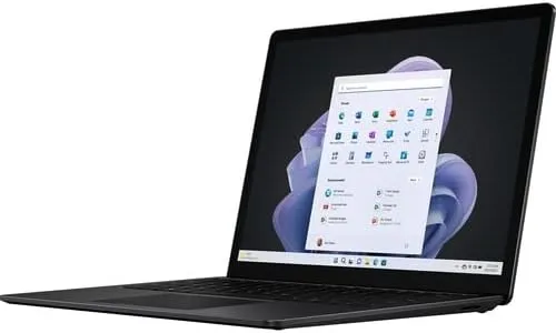 Microsoft Surface Laptop 5 15" Touchscreen Notebook - 2496 x 1664 - Intel Core i7 12th Gen i7-1265U - Intel Evo Platform - 8 GB Total RAM - 512 GB SSD - Matte Black - Intel Chip - Windows 11 Pro