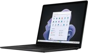 Microsoft Surface Laptop 5 15" Touchscreen Notebook - 2496 x 1664 - Intel Core i7 12th Gen i7-1265U - Intel Evo Platform - 8 GB Total RAM - 512 GB SSD - Matte Black - Intel Chip - Windows 11 Pro