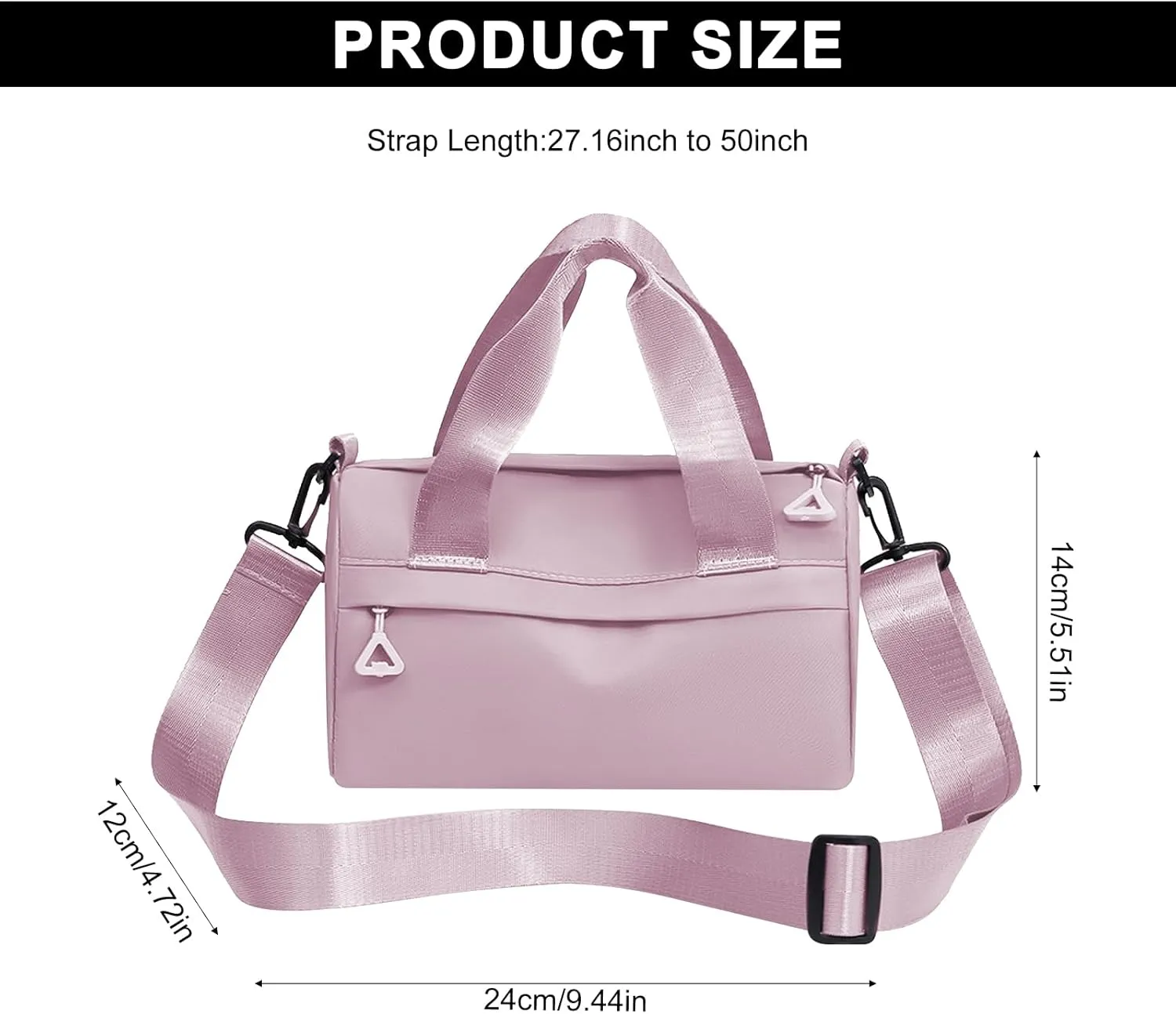 Mini Gym Bag Waterproof Gym Tote Bag Portable Fitness Shoulder Bag for Sports Travel