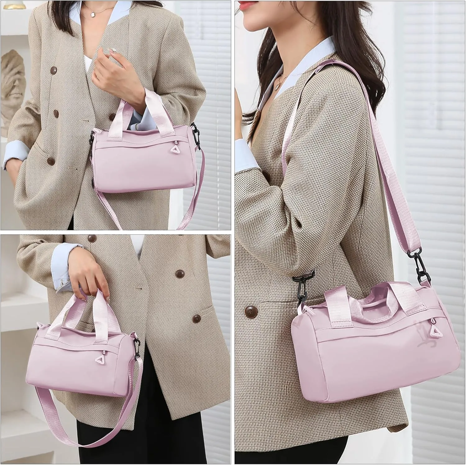 Mini Gym Bag Waterproof Gym Tote Bag Portable Fitness Shoulder Bag for Sports Travel