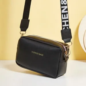 Minimalist Leather Crossbody Bag for Women