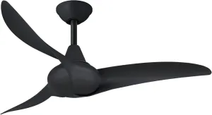 MINKA-AIRE F854-CL Wave 44" Ceiling Fan with Remote Control in Coal Finish
