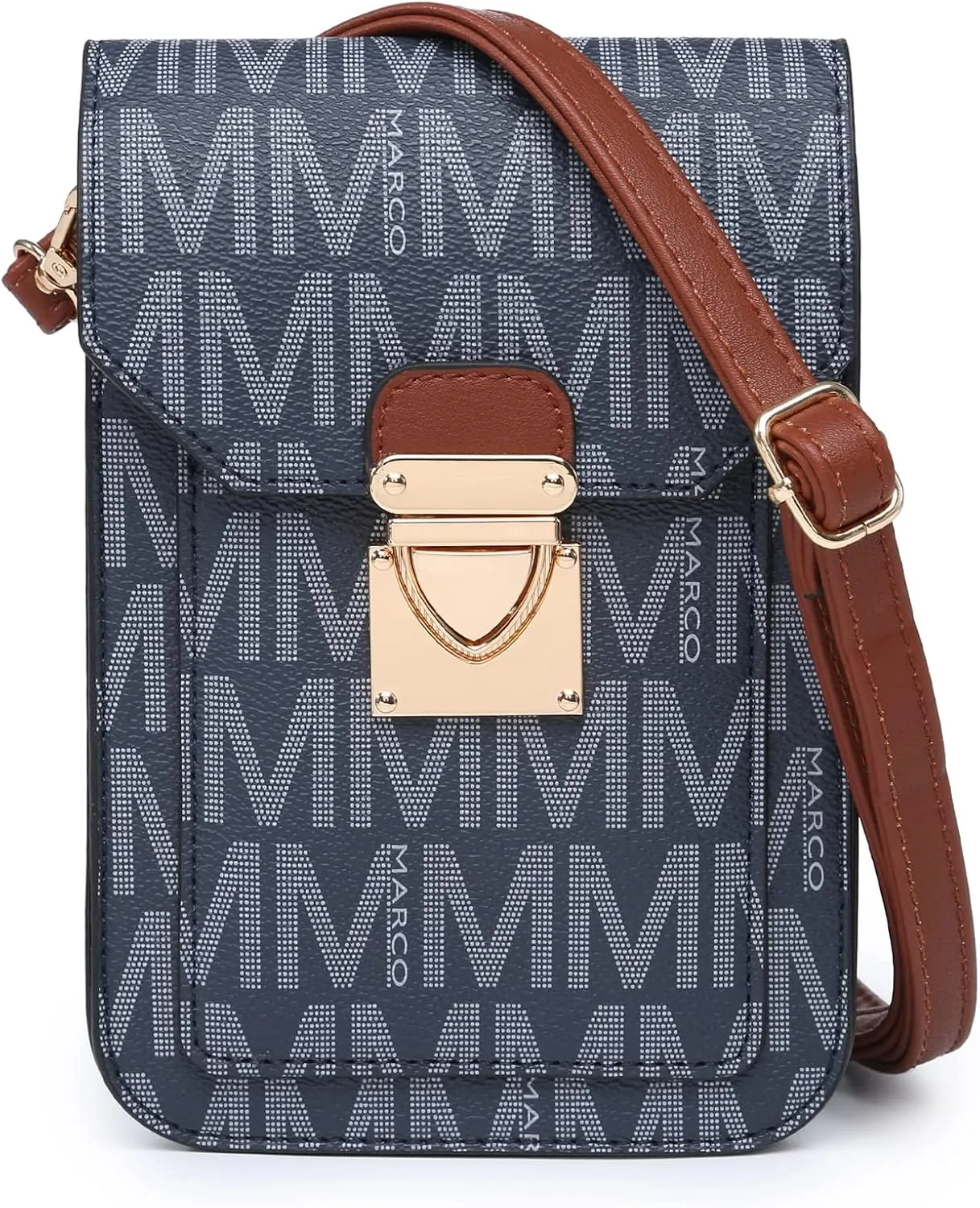MKP Women Fashion Signature Lightweight Cute Small Crossbody Bags Cell Phone Purse Wallet Shoulder Bag With Snap Closure