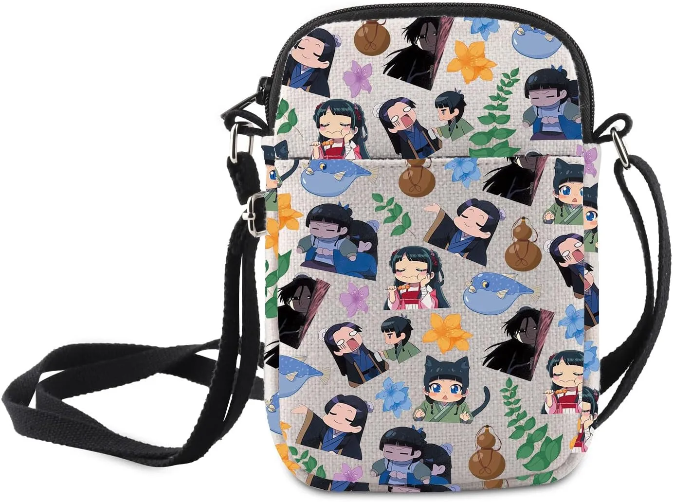 MNIGIU Anime Fans Inspired Gift Pharmacist Crossbody Bag Animation Lover gift Cartoon Character Shoulder Bag