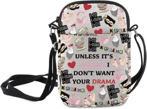 MNIGIU Korean Lover Gift Korean Obsessed Crossbody Bag Korean Tv Fans Gift Korean Drama Addicts Handbag