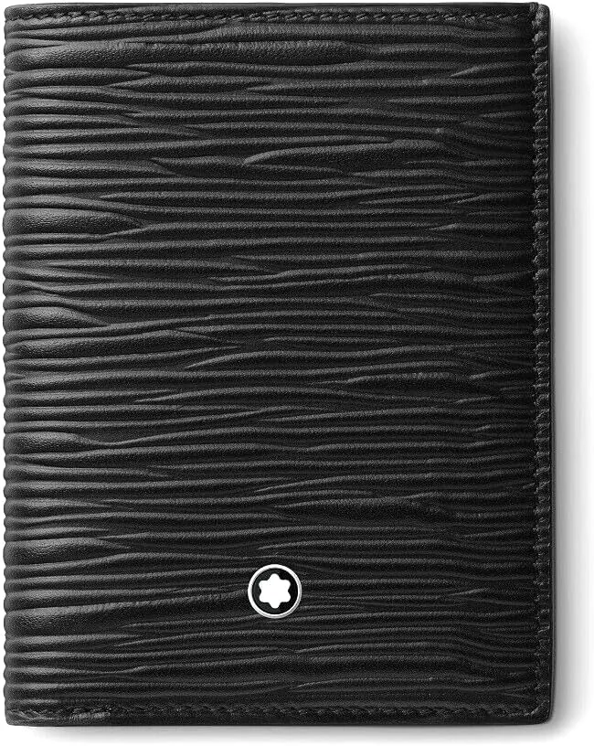 Montblanc Meisterstück 4810 Mini Wallet 4cc BK Wallet, Adults Unisex, Black (Black), One Size