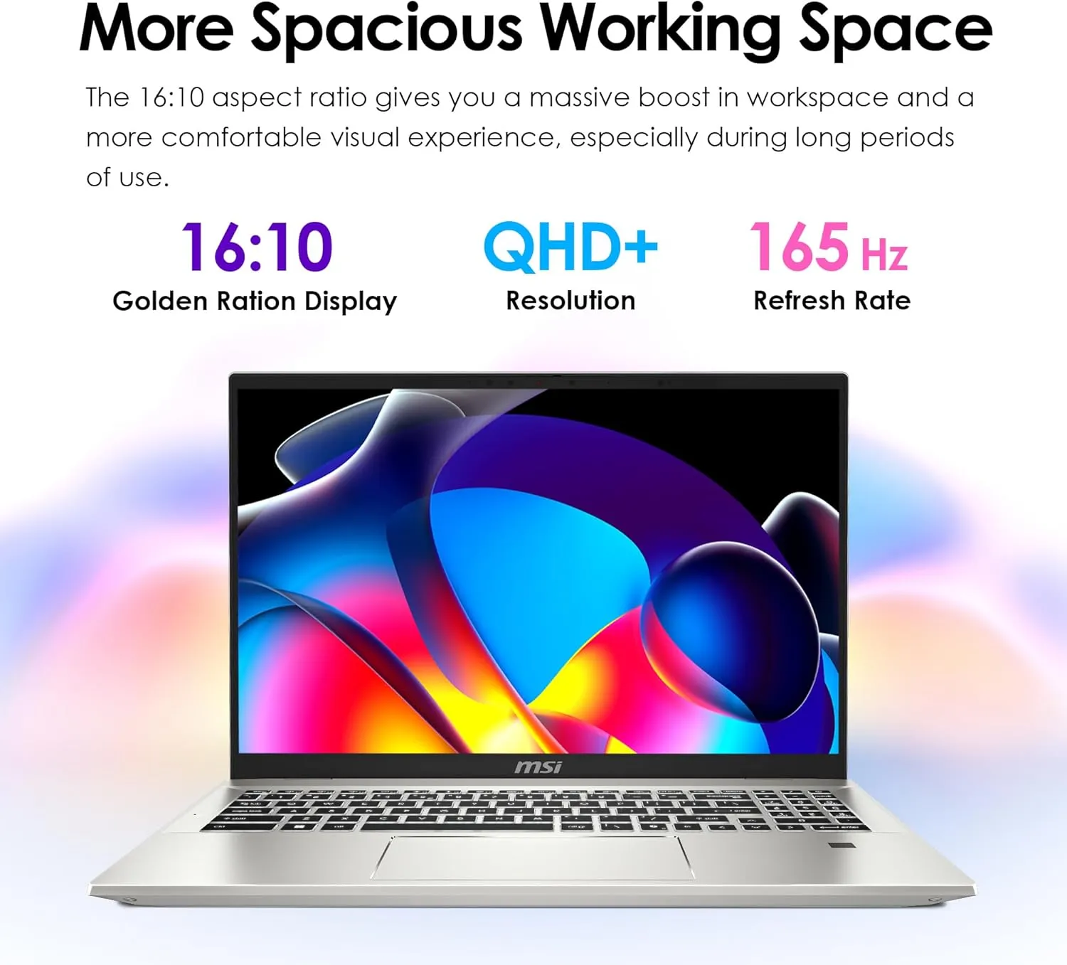 MSI Prestige A16 AI  (2024) 16” QHD  Business Laptop: AMD Ryzen AI 9-365, Radeon Graphics, 32GB LPDDR5x, 1TB NVMe SSD, Type-C, WiFi 7, Win 11 Home: Urban Silver A3HMG-016US