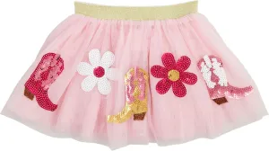 Mud Pie Girls Children's Western Sequin Tutu