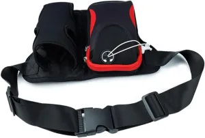 Multifunctional Waist Bag for Water Bottles Large Capacity Kettle Bag for Outdoor Sports Travel Hiking Running Cycling Red