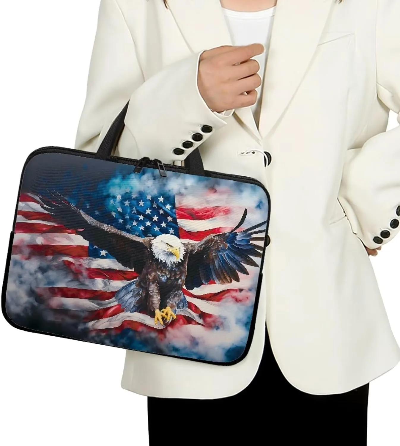 Mumeson Laptop Cover Bag,Durable Laptop Computer Carrying Bag Handbag Tablet Briefcase Handbag Slim Laptop Case Tote Bag