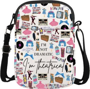 Musical Lover Gift Musical Theatre Gift I'M Not Dramatic I'm Theatrical Musical Theater Fans Gift Musical Crossbody Bag