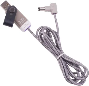 myVolts Ripcord USB to 18V DC Power Cable Compatible with Vax Gator H85-GA-B10 Handheld Vacuum Cleaner