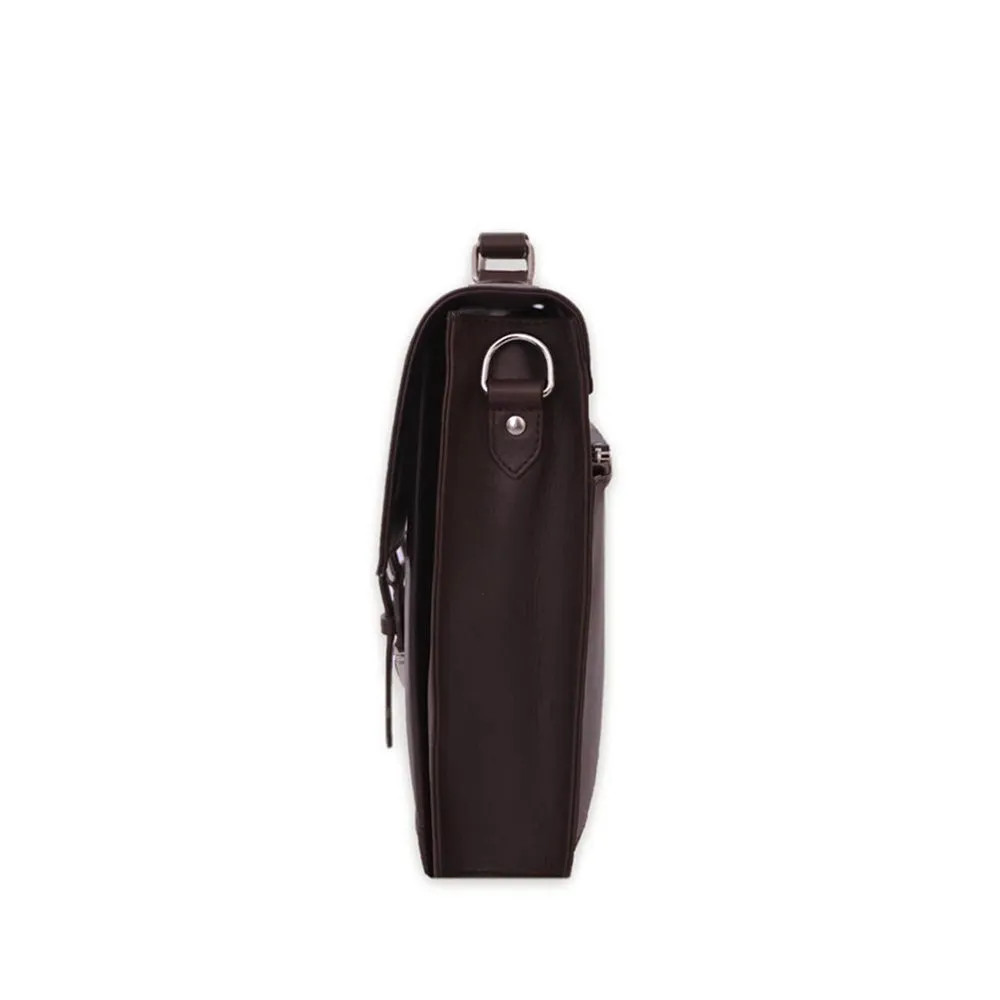 Nappa Dori Dark Brown Norman Laptop Bag