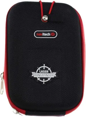 Navitech Black EVA Rangefinder Hard Case/Cover with Carabiner Clip Compatible With Leica PINMASTER I/ILeica Pinmaster Pro (I   II) Leica Rangemaster 2700-B