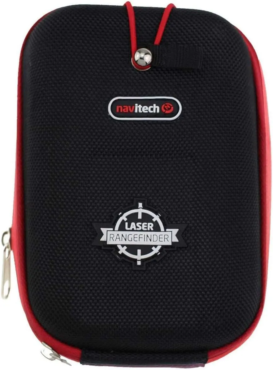 Navitech Black EVA Rangefinder Hard Case/Cover with Carabiner Clip Compatible With Leica PINMASTER I/ILeica Pinmaster Pro (I   II) Leica Rangemaster 2700-B
