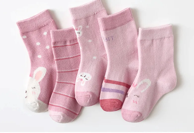 New Cartoon Rabbit Cute 1-12 Year Old Student Socks