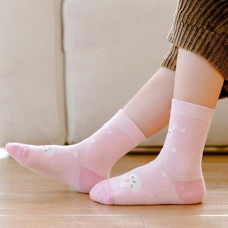 New Cartoon Rabbit Cute 1-12 Year Old Student Socks