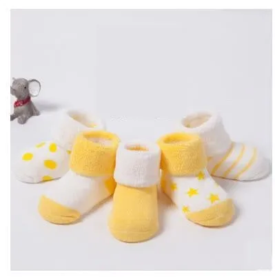 New winter cotton socks baby socks thick cotton socks and Terry relent children baby socks