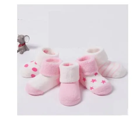 New winter cotton socks baby socks thick cotton socks and Terry relent children baby socks