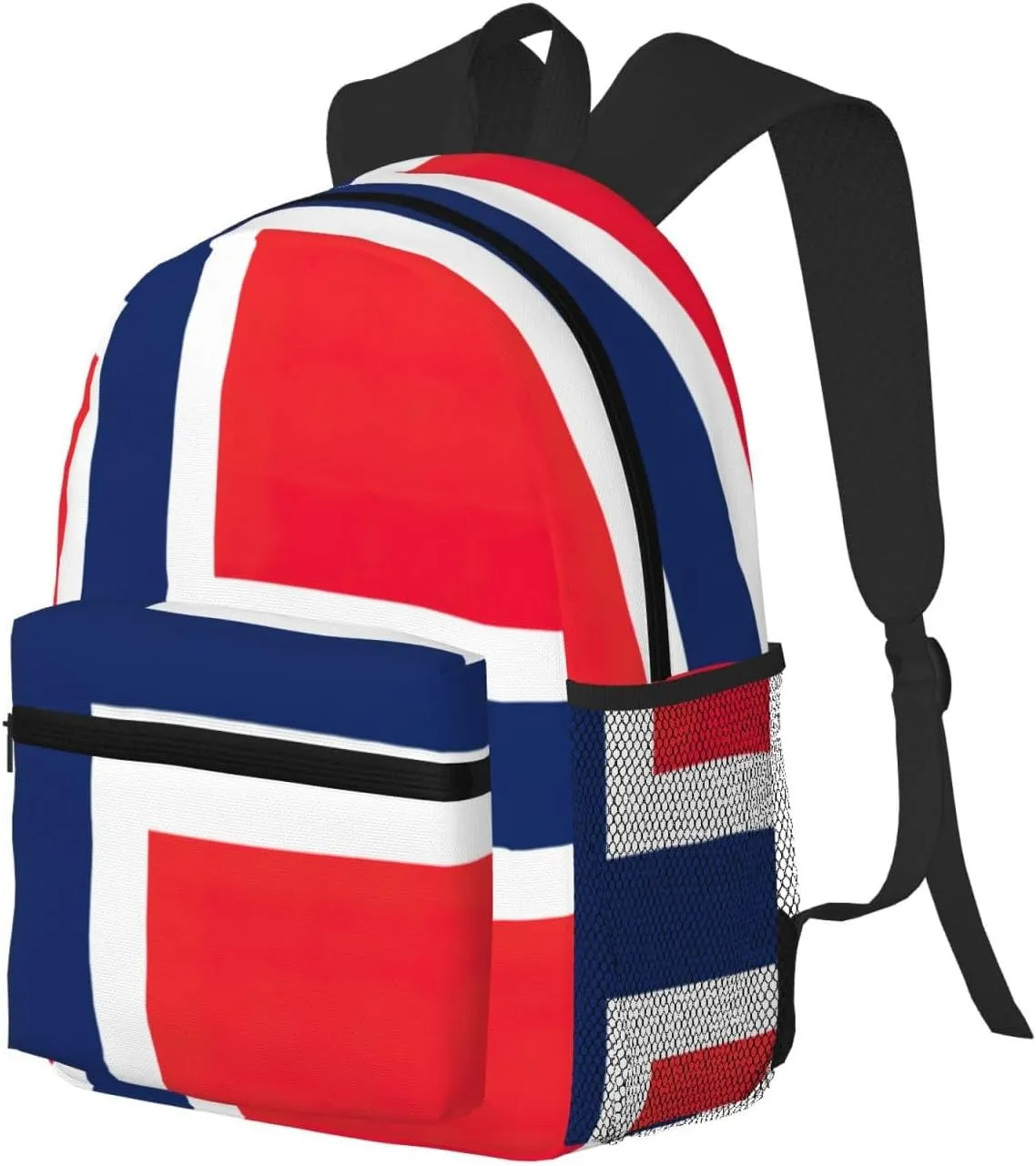 Norwegian Flag Men Women Office Laptop Backpack,Work Bag 15.7 Inch Business Travel Bags Large Capacity