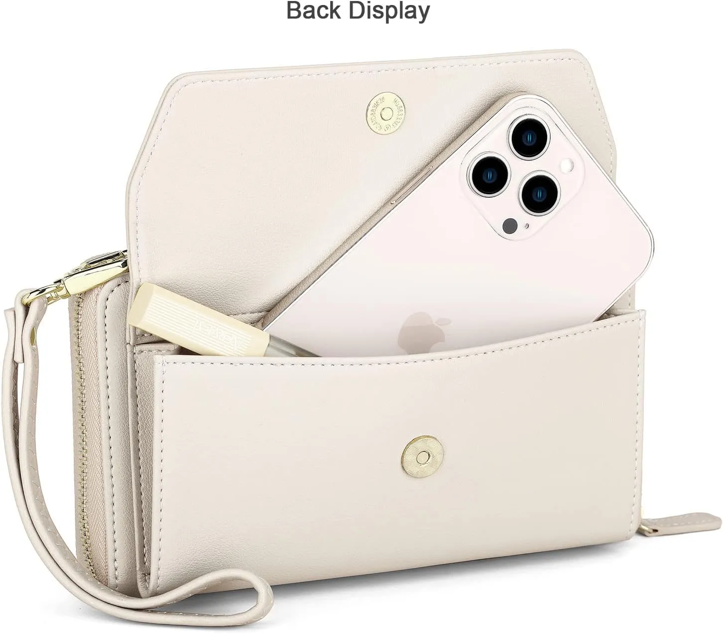 nuoku Wallets for Women Credit Card Slots with RFID Blocking Large Capacity Wristlet