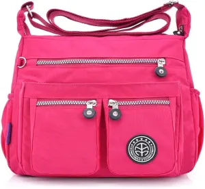 Nylon Crossbody Bag for Women Travel Purses and Handbag Large Capacity Waterproof Shoulder Bag