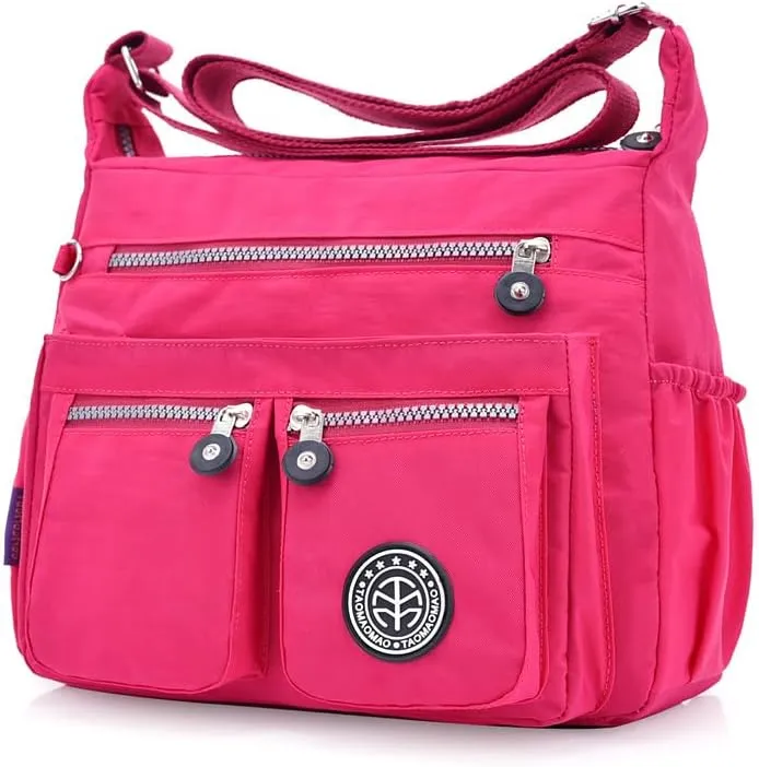 Nylon Crossbody Bag for Women Travel Purses and Handbag Large Capacity Waterproof Shoulder Bag