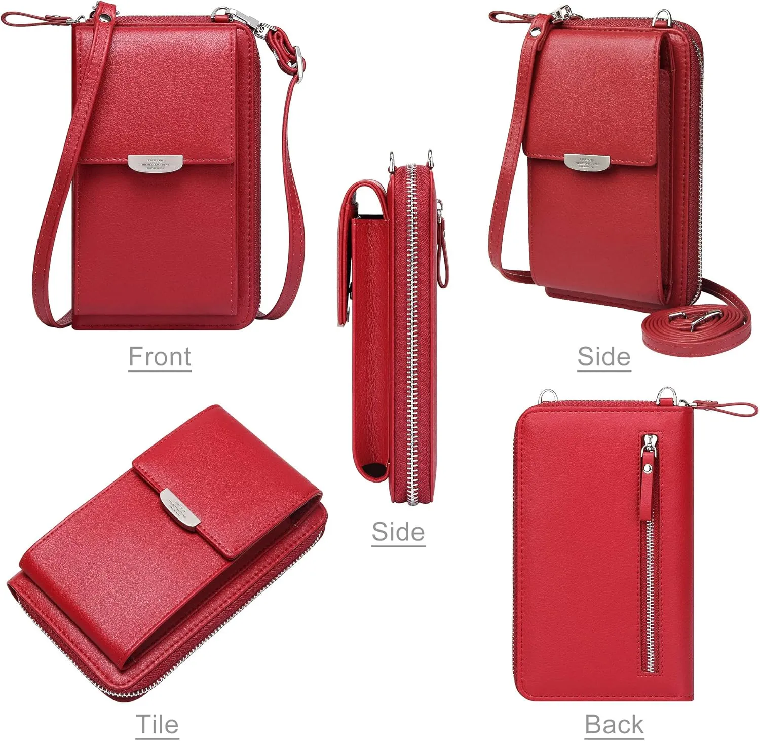 OIDERY Small Crossbody Phone Bags Cellphone Wallet Purse for Women with Credit Card Slots