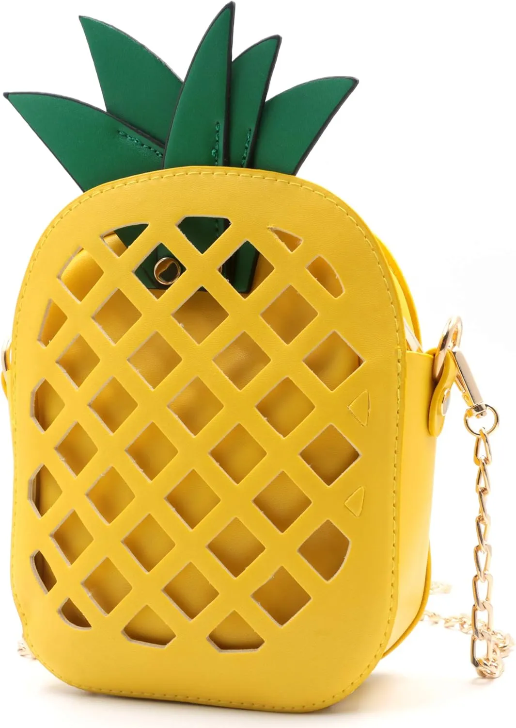 Orange CrossBody Purse Bag,PU Phone Shoulder Wallet for Women Girl