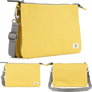 ORI LONDON Crossbody Bag - XL Slim, Chunky Zip, Removable & Adjustable Strap, & 3 Compartments - Carnaby