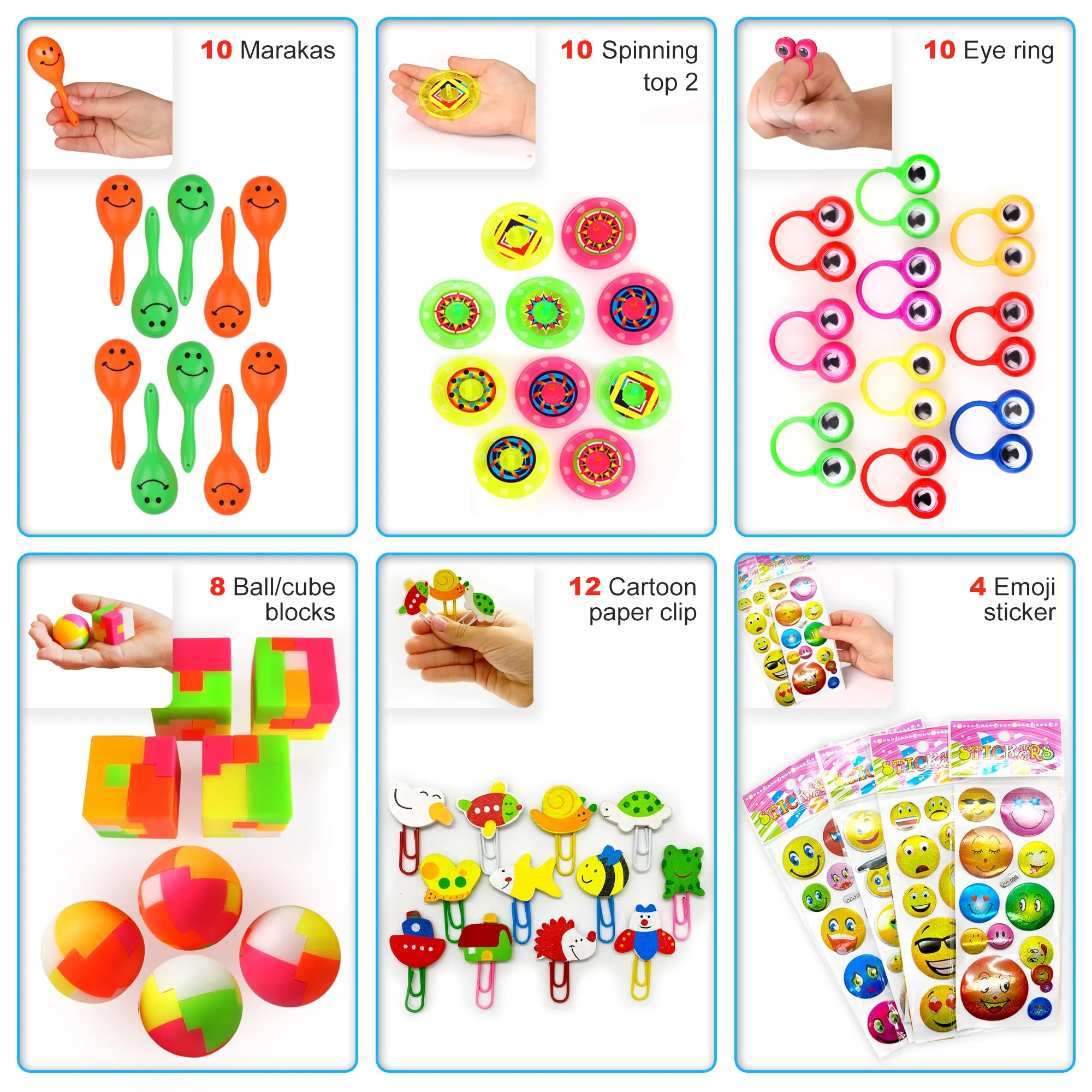 Party Favors Kids Pinata Filler- 200 PCS Carnival Prizes Toys Bulk Assortment - Boys Girls Birthday Easter Egg Filler - Treasure Box Chest Classroom