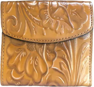 Patricia Nash Reiti Cognac Tooled Wallet