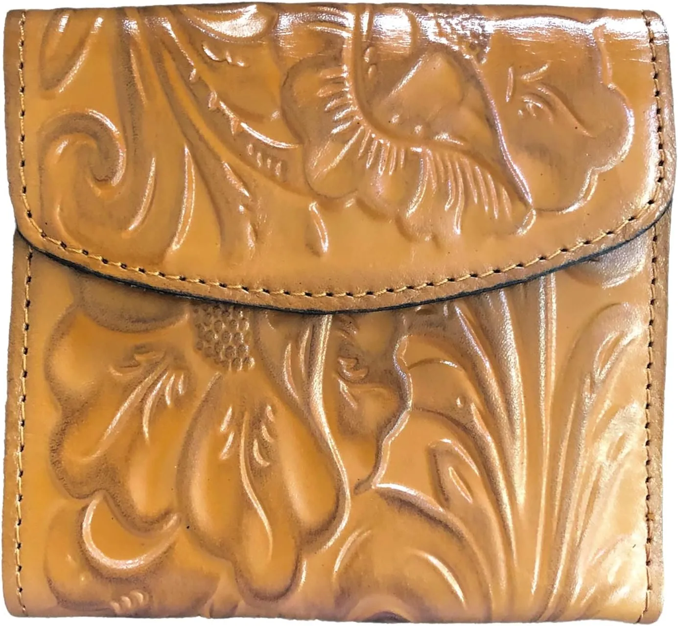 Patricia Nash Reiti Cognac Tooled Wallet