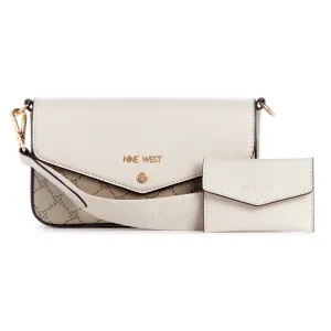 Peaches Crossbody Wallet Beige