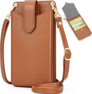 Peacocktion Small Crossbody Cell Phone Purse for Women, Lightweight Mini Small Crossbody Bags for Women with Card Slots