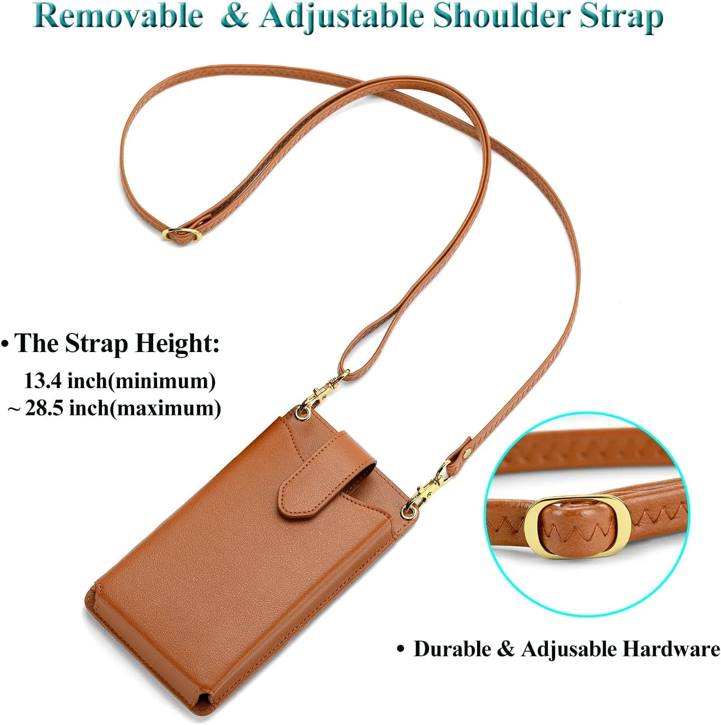 Peacocktion Small Crossbody Cell Phone Purse for Women, Lightweight Mini Small Crossbody Bags for Women with Card Slots