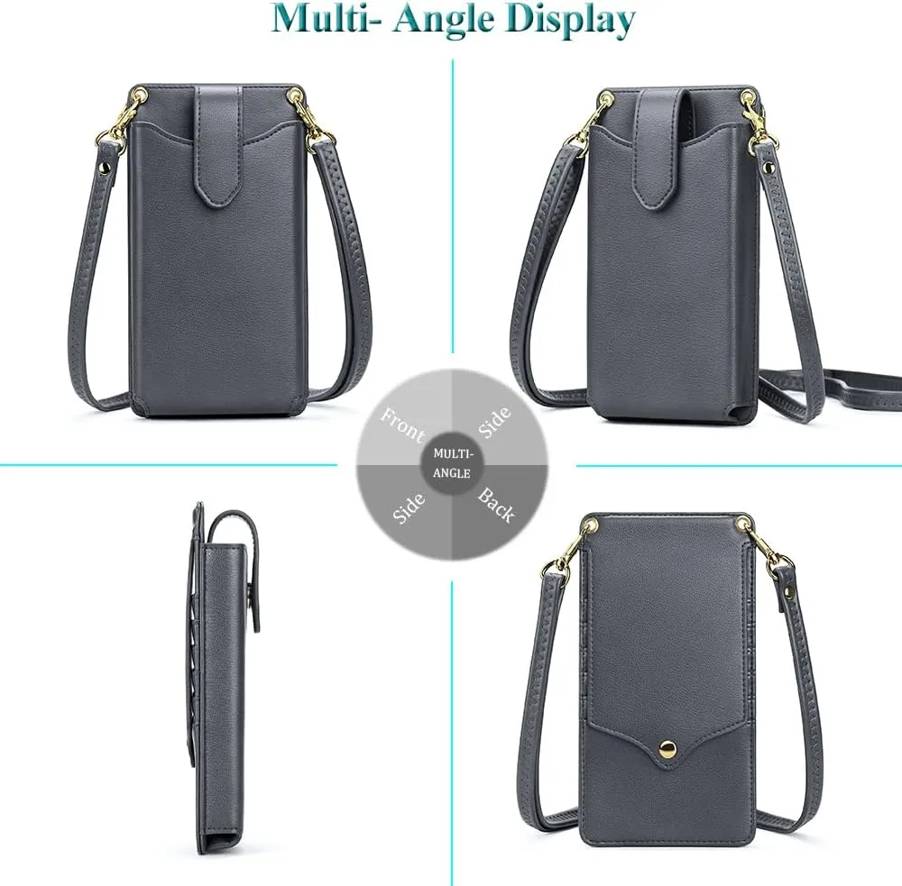Peacocktion Small Crossbody Cell Phone Purse for Women, Lightweight Mini Small Crossbody Bags for Women with Card Slots