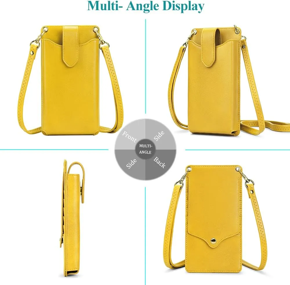 Peacocktion Small Crossbody Cell Phone Purse for Women, Lightweight Mini Small Crossbody Bags for Women with Card Slots