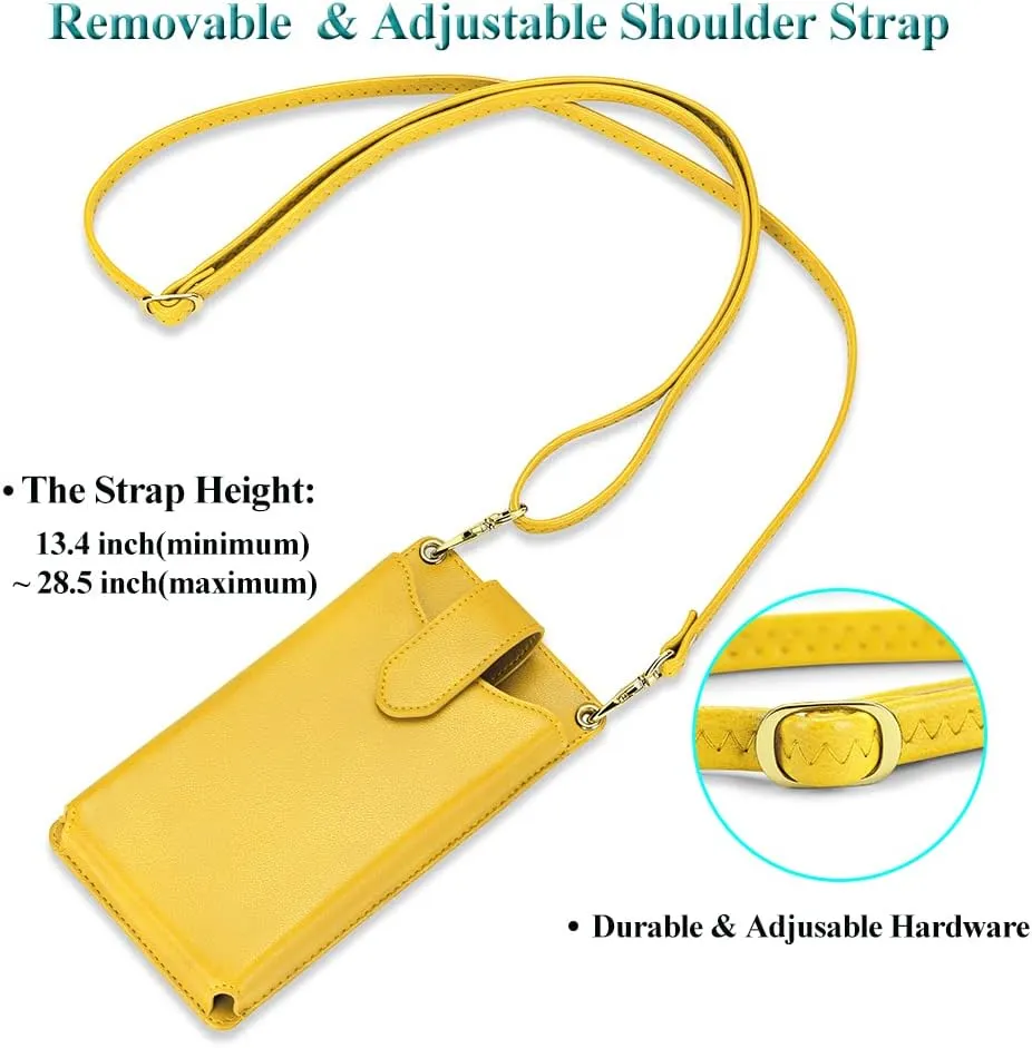 Peacocktion Small Crossbody Cell Phone Purse for Women, Lightweight Mini Small Crossbody Bags for Women with Card Slots