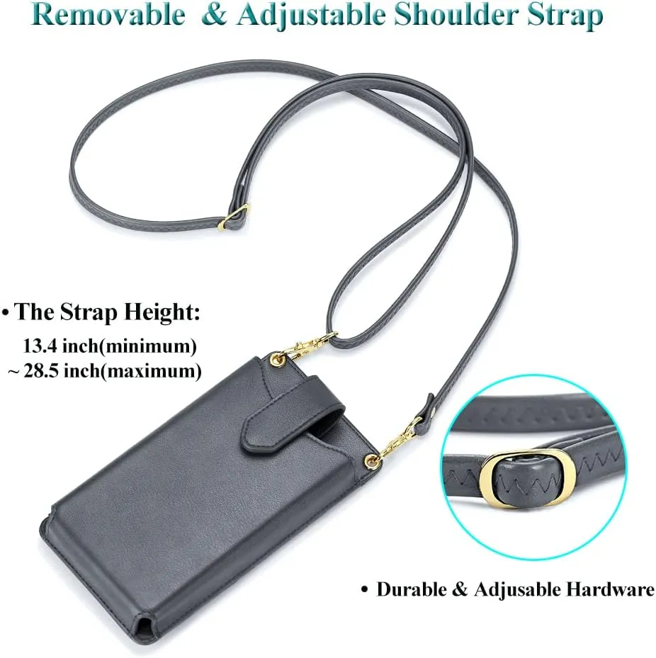 Peacocktion Small Crossbody Cell Phone Purse for Women, Lightweight Mini Small Crossbody Bags for Women with Card Slots