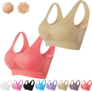 Pepepo Anti Sagging Bra, Breathable Anti-Sagging Breasts Bra, Support Sports Wireless Comfort Liftup