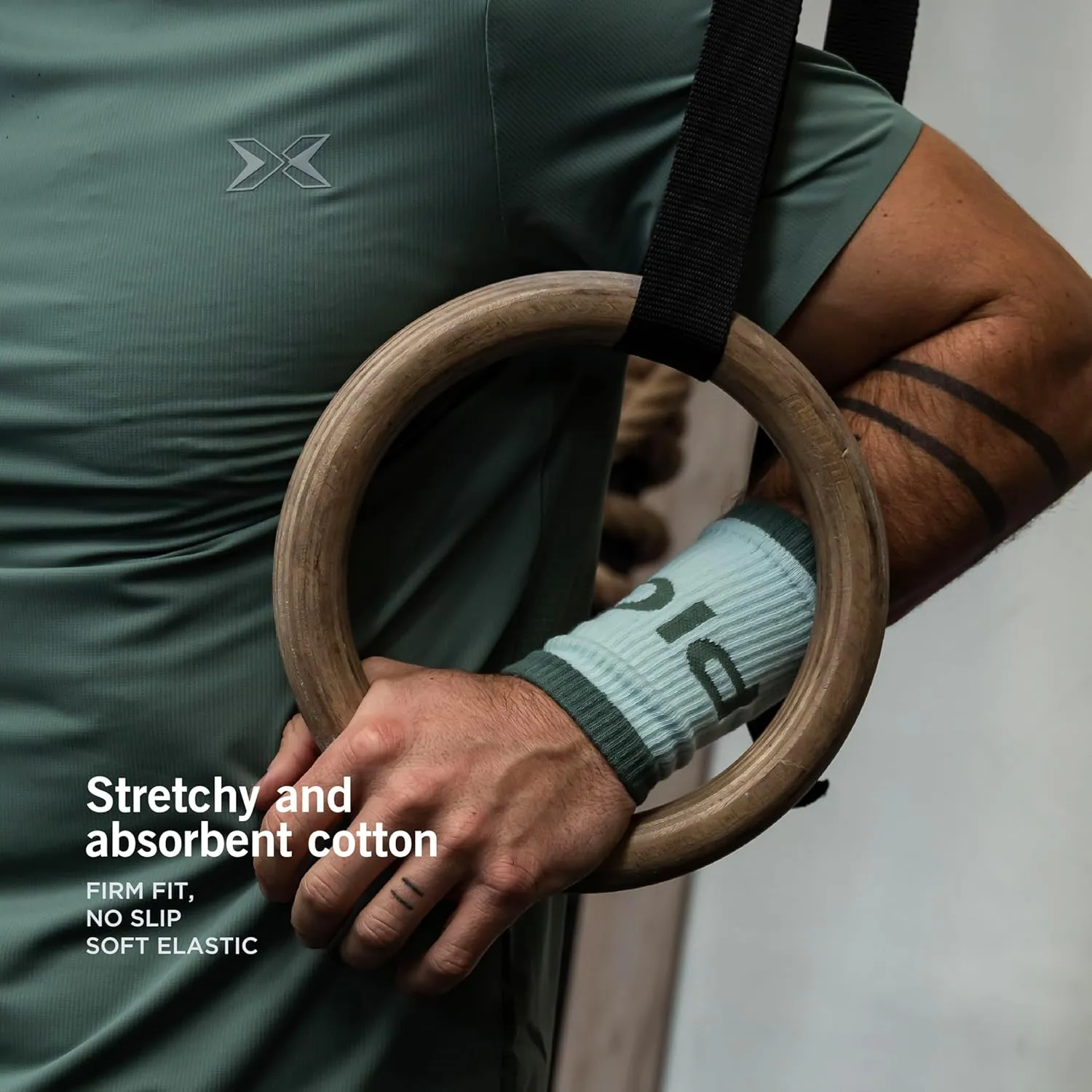 PICSIL Cotton Sports Wristbands - Absorbent, Breathable and Comfortable - for Gym, Running, Tennis and More - Unisex
