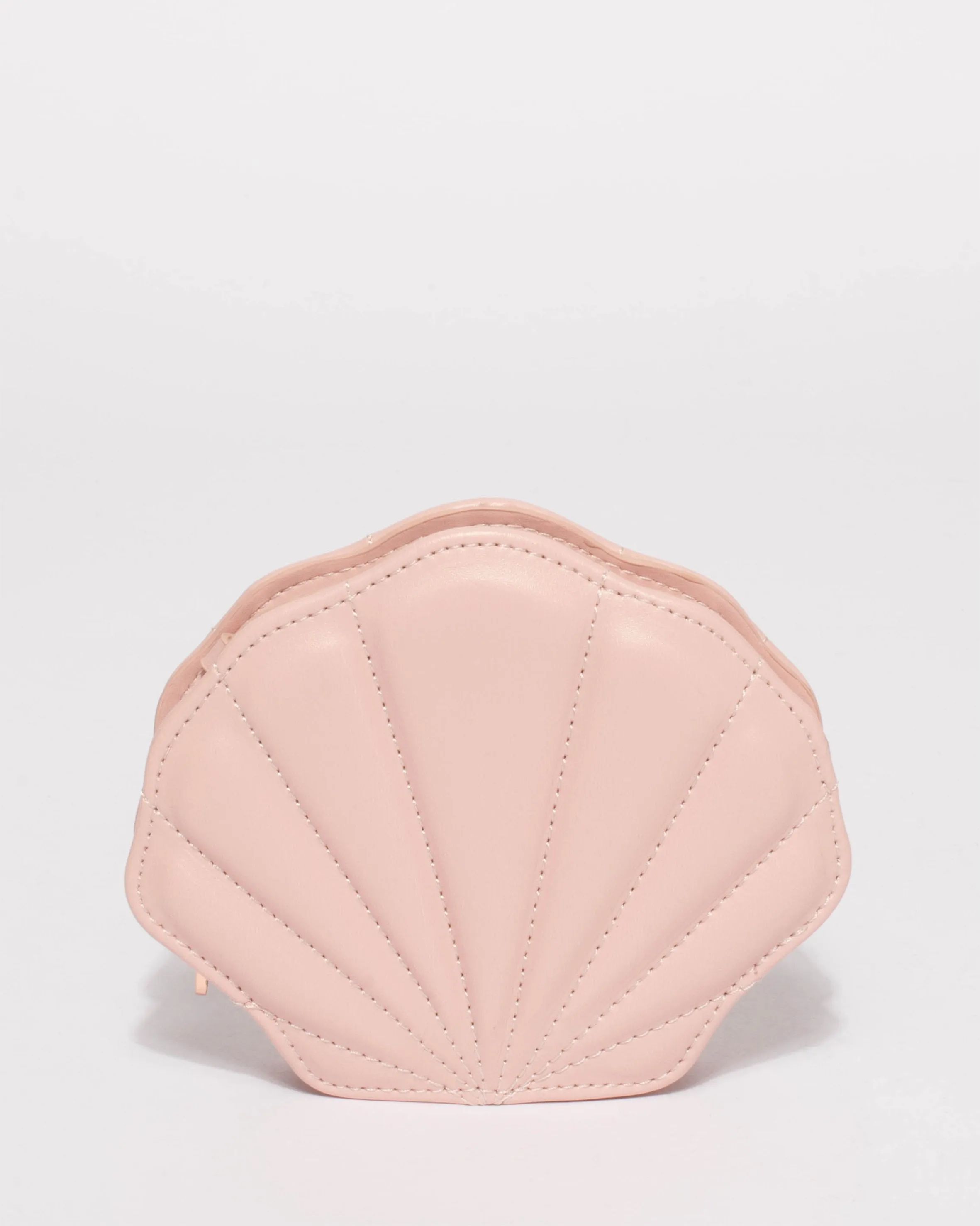 Pink Junior Hannah Shell Mini Crossbody Bag