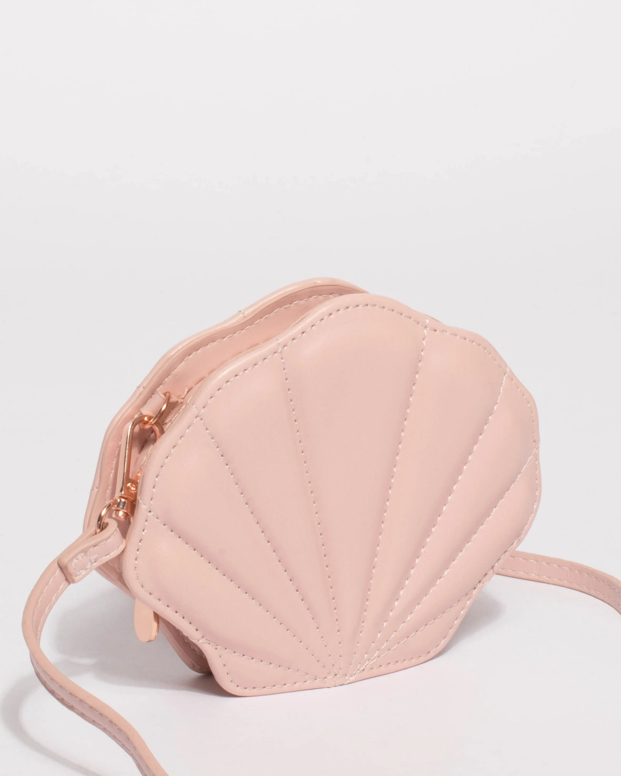 Pink Junior Hannah Shell Mini Crossbody Bag