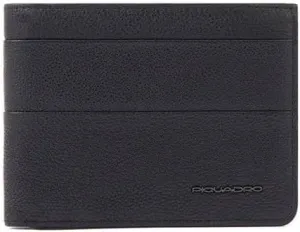 PIQUADRO Paavo Wallet Wallet Black Man 13x9x2,5cm, Black