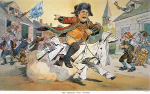 Populist Party Cartoon Namerican Cartoon By JS Pughe 1904 Of William Jennings Bryan As The Populist Paul Revere Poster Print by (18 x 24)