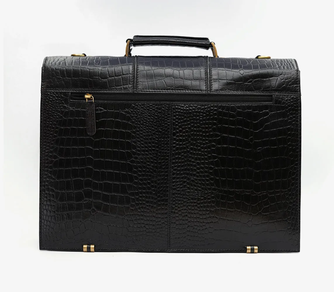 Premium Leather Laptop Bag Handcrafted by Peil Cuero