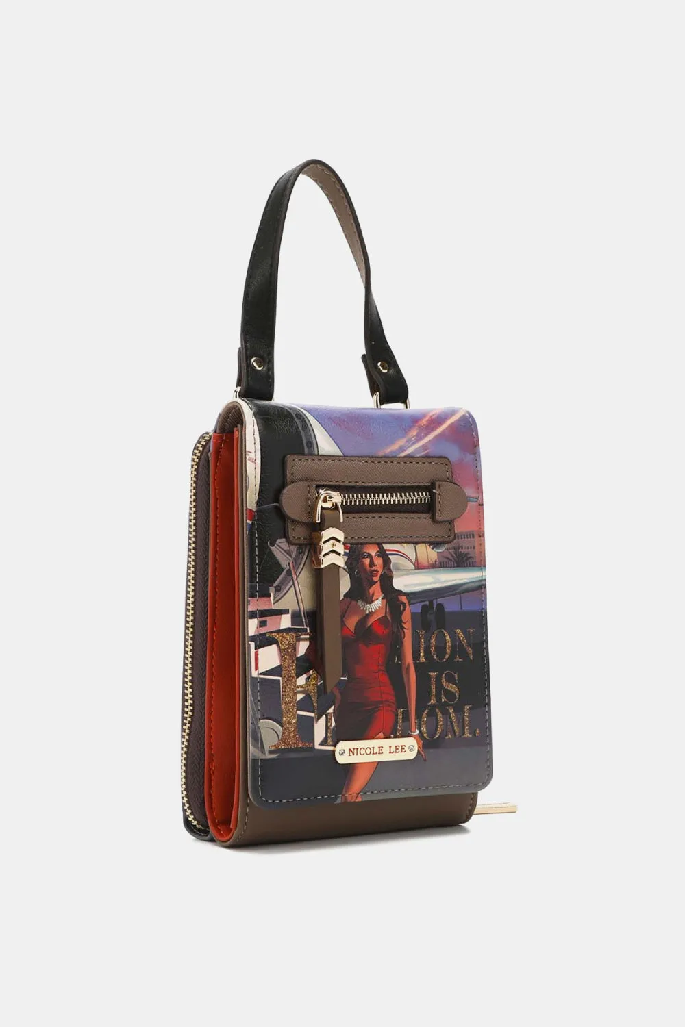 Pretty as a Picture Small Crossbody Wallet