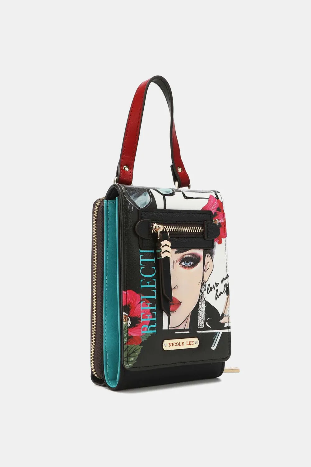 Pretty as a Picture Small Crossbody Wallet